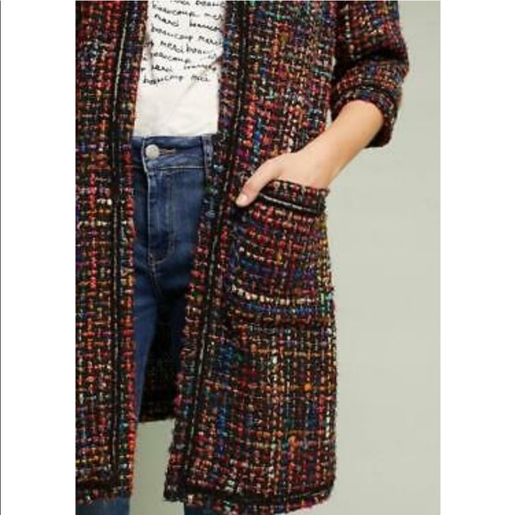 Anthropologie Berwyn Tweed Jacket size M - Picture 3 of 3